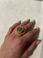 Ringuhr goldfarben Damen, neuwertiger Zustand