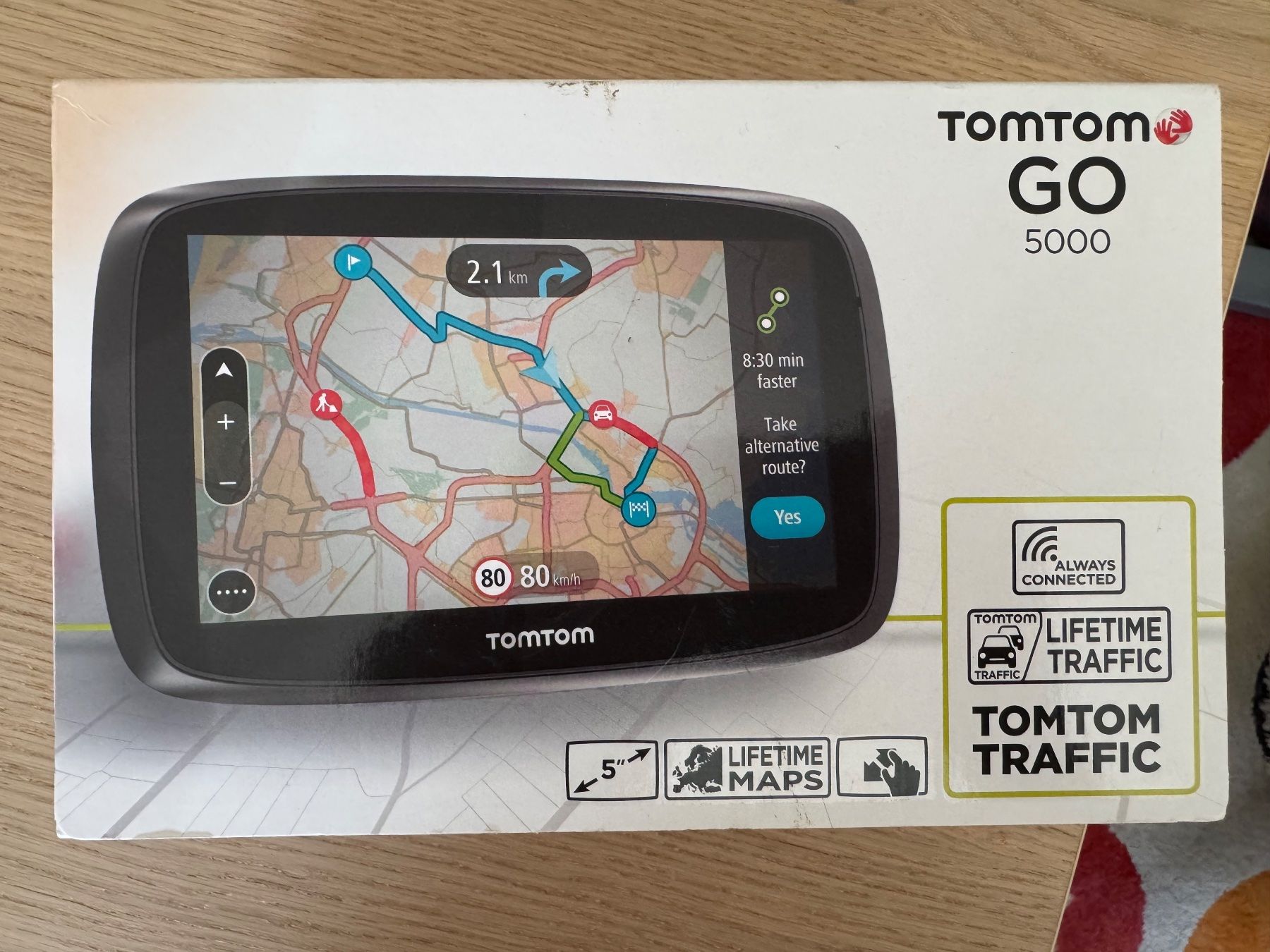 Tomtom Navigatori: TomTom GO 5000 Navigationsgerät mi 32GB Micro SD Karte – Usato da Basel venduto da galderz 5