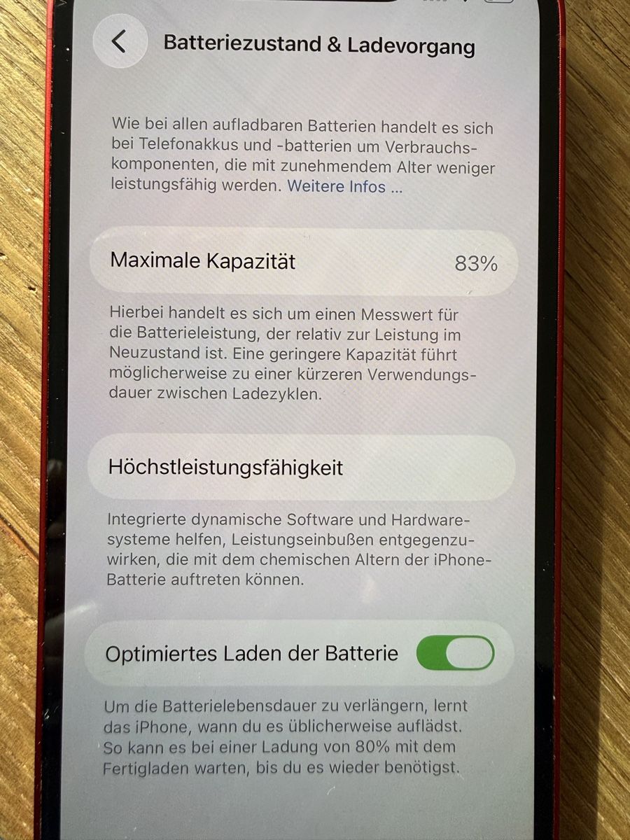Apple Telefoni cellulari / Smartphones: iPhone Mini 13 RED 256GB mit OVP – Usato da Glattfelden venduto da W-CarsAG 4