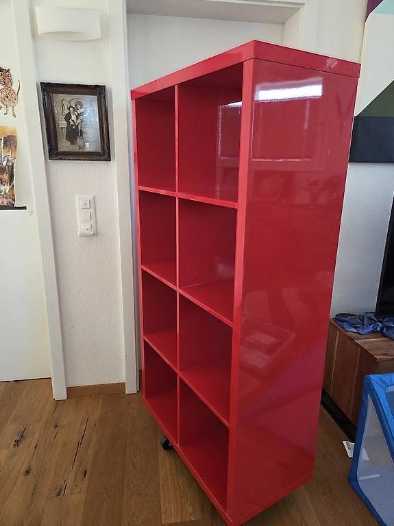 Ikea Étagères: Rotes Kallax 2x4 – D'occasion à Dinhard par Xspark 1