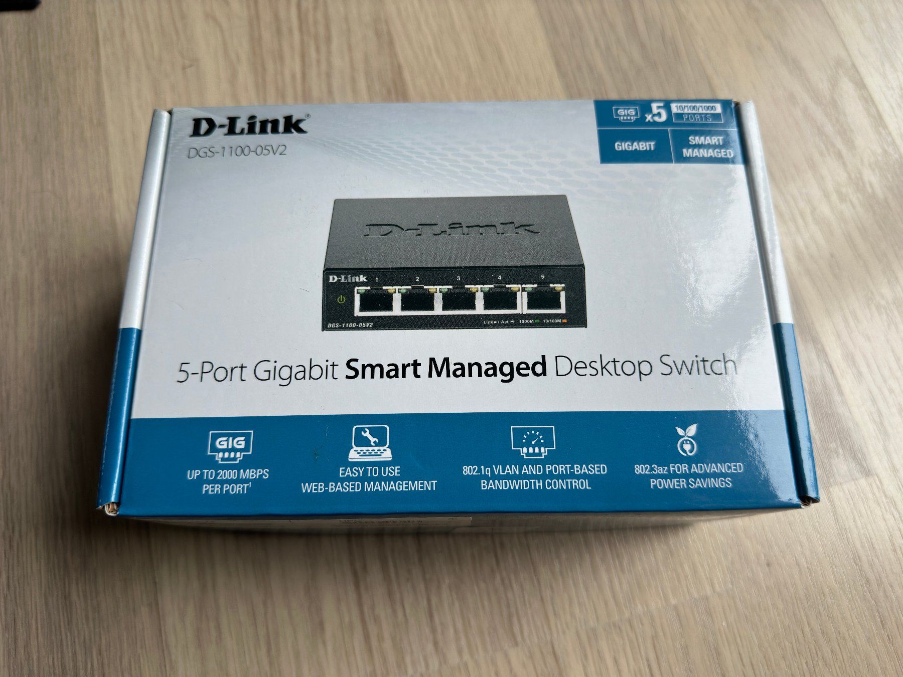 Dlink Hubs & Switches: D-Link Switch DGS-1100-05V2 5 Port Netzwerk Switch – Gebraucht aus Wolfhausen von  2
