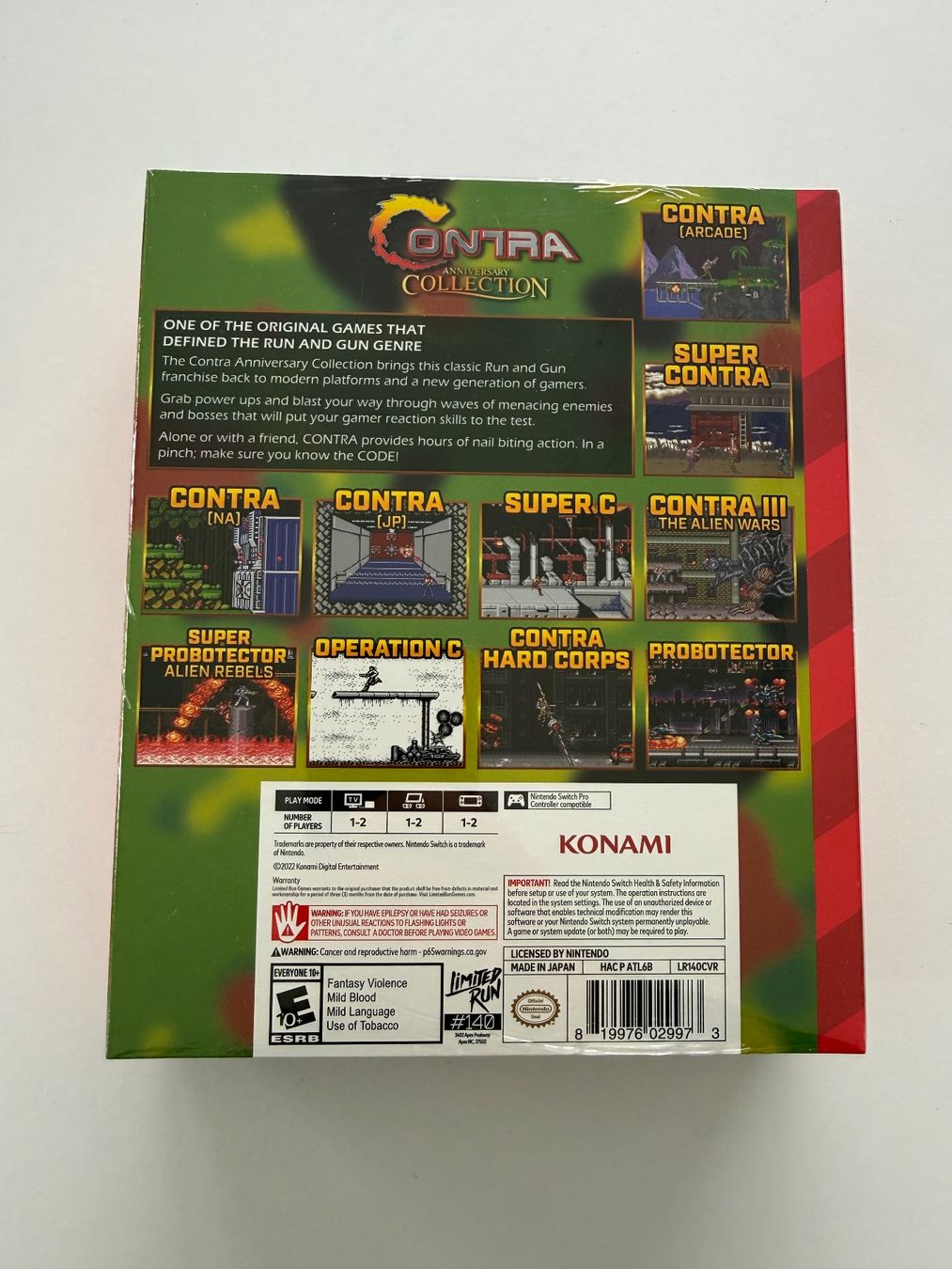 Giochi: Contra / Probotector Anniversary Collection Nintendo Switch – Nuovo e nell'imballaggio originale da Arlesheim venduto da shopalittle 1