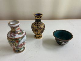 3 kleine Gefässe vermutlich asiatisch