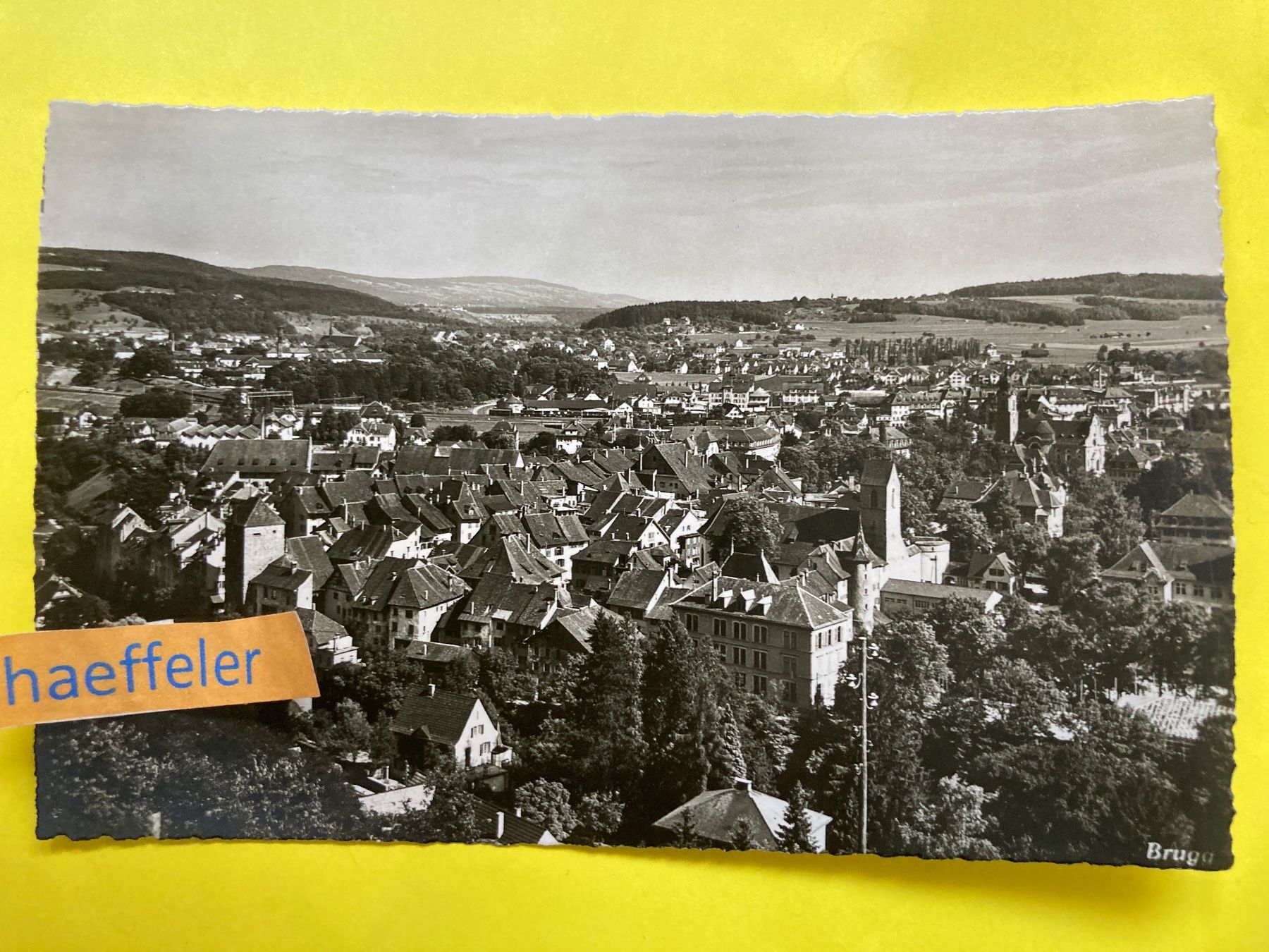 Ansichtskarten: Brugg  AG – Gebraucht aus Zürich von Chaeffeler