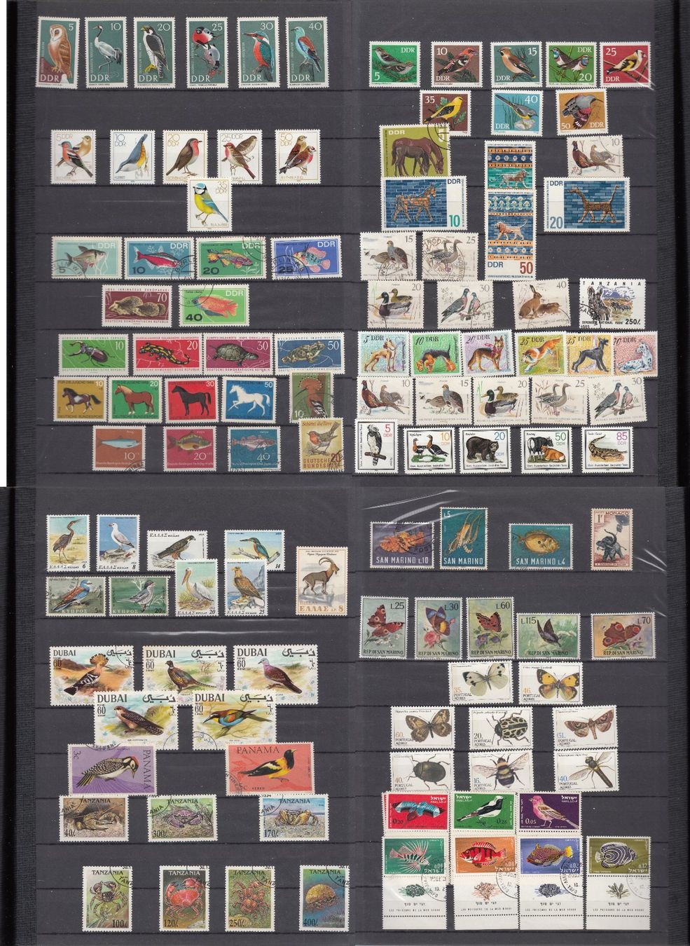 Alle Briefmarken: Motivsammlung Tiere – Gebraucht aus Bürglen TG von StampGraf 2