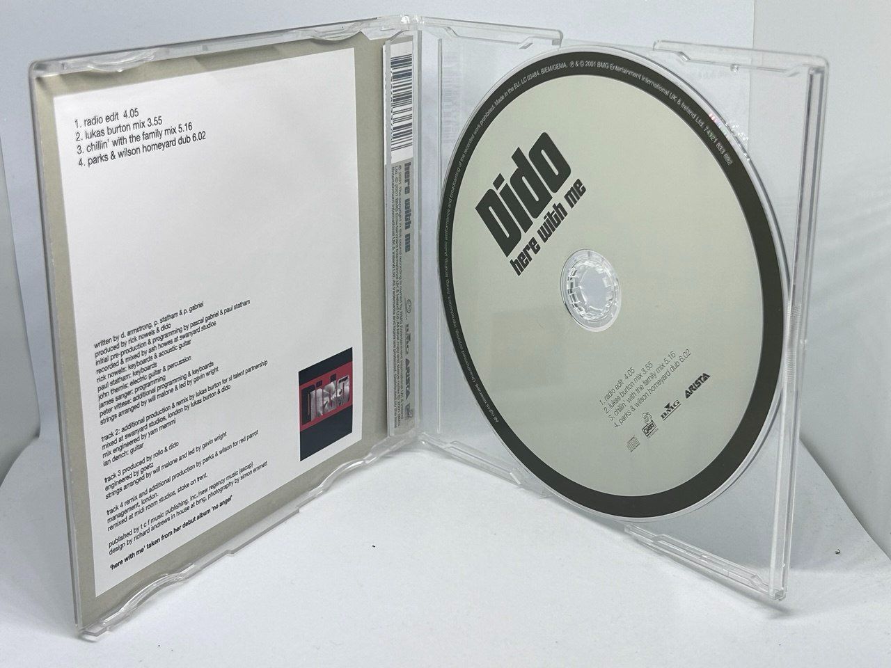 CD: Dido – Here With Me (2001) – Usato da Giubiasco venduto da LorisVale 1