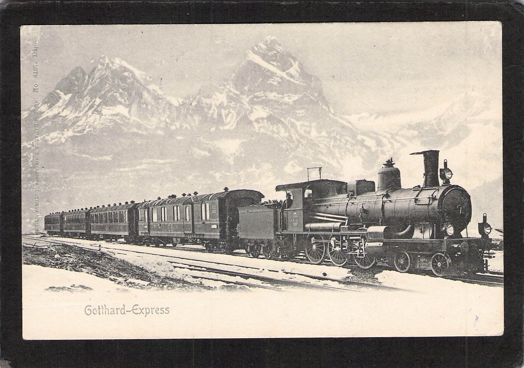 Cartoline postali: Gotthard - Express , Erstag 9.Vlll.47 Jubiläumsstempel – Usato da Reichenburg venduto da Pipo-67