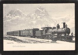 Gotthard - Express , Erstag 9.Vlll.47 Jubiläumsstempel