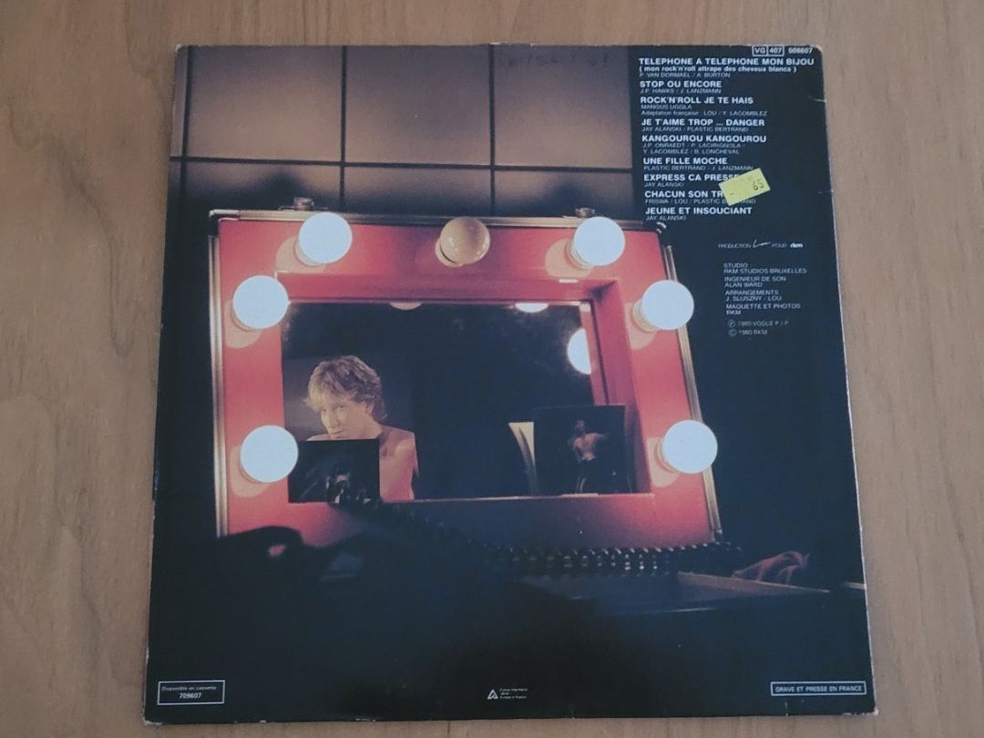 Vinyles: LP  Plastic Bertrand – D'occasion à Martigny par MZ-67 2