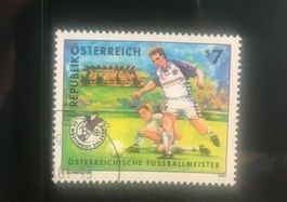 Österreich 2001 Fussballmeister SV Wüstenrot Salzburg gest.
