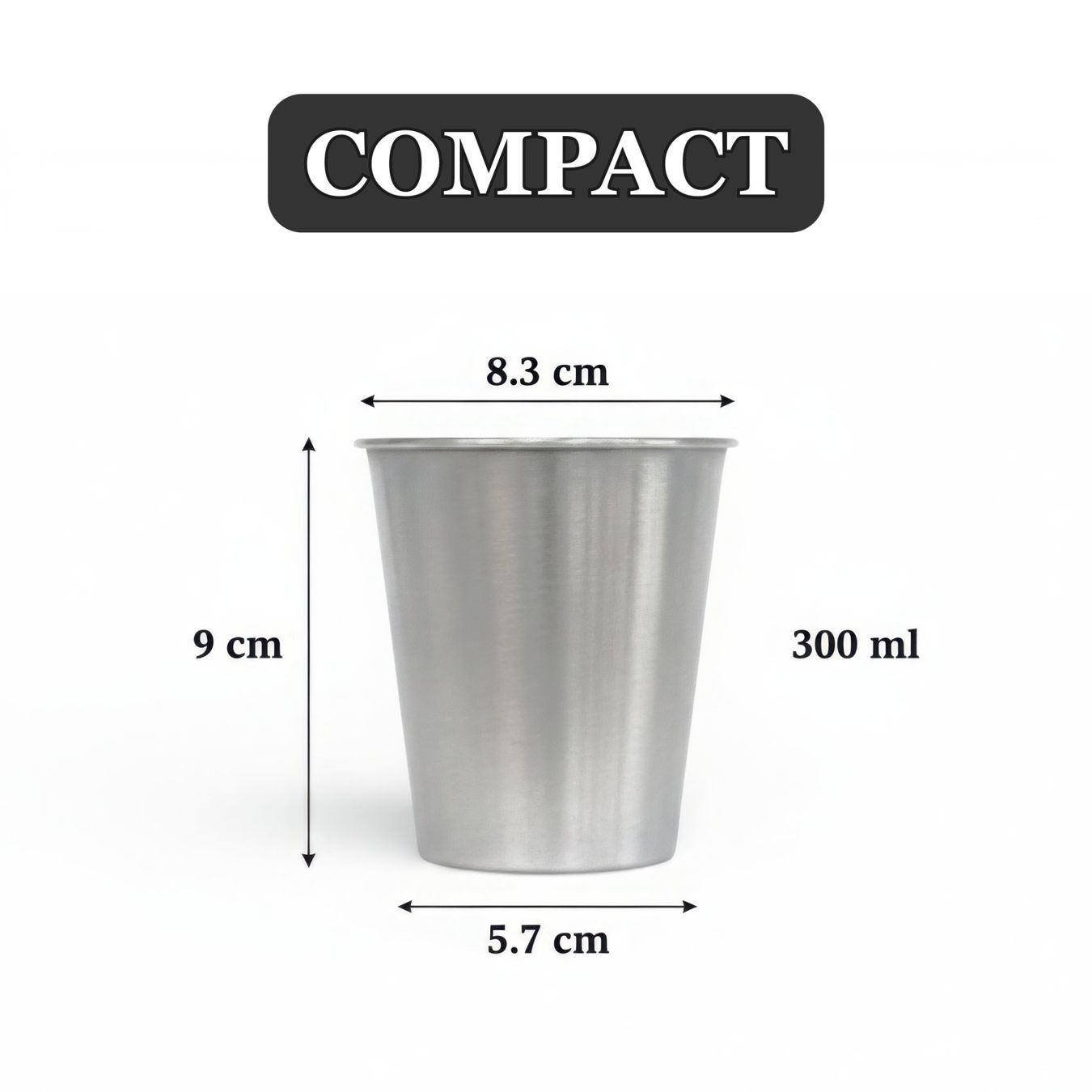 Bicchieri: 4 gobelets inox empilables – Nuovo e nell'imballaggio originale da Le Bry venduto da Loup007 5