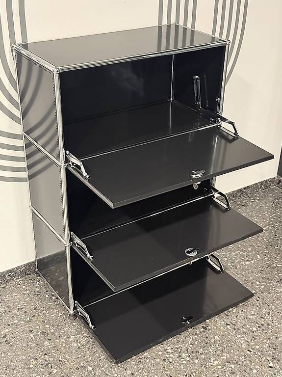 Regale: USM Haller Highboard graphitschwarz – Gebraucht aus Glattbrugg von q-aderdesign 2