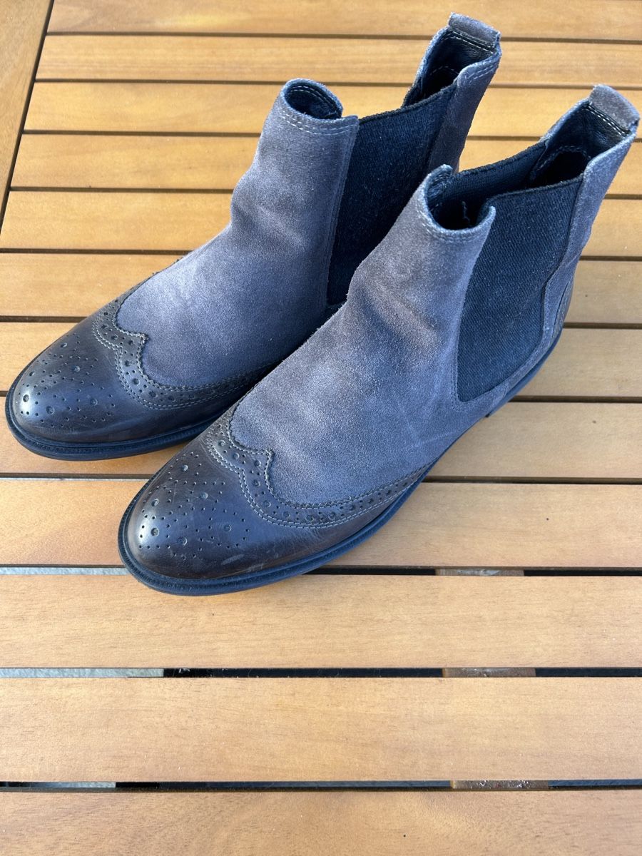 Scarpe da donna: Lederstiefelette von Pier one, Grösse 40, dunkelgrau – Usato da Erlinsbach SO venduto da hallon480