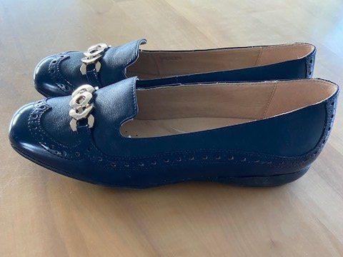 Geox Damenschuhe: Geox dunkelblau, 37.5, neu – Neu (gemäss Beschreibung) aus Langnau am Albis von unke68 1