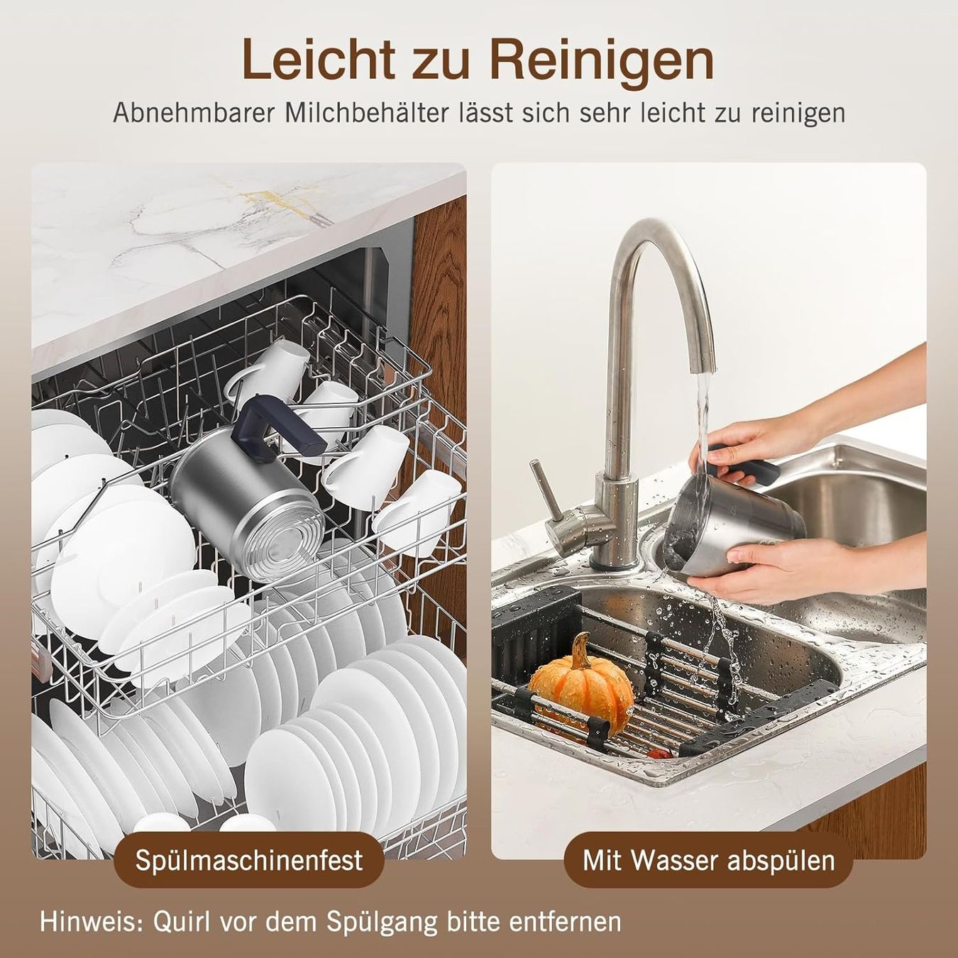 Elettrodomestici da cucina: Milchaufschäumer Elektrisch mit Warm- und Kaltschaum – Nuovo e nell'imballaggio originale da St. Gallen venduto da sch_zsz7 3