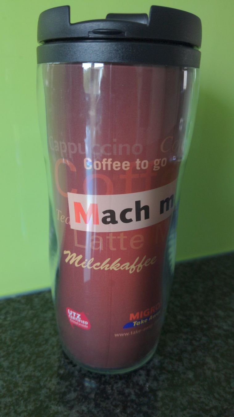 Migros Tazze: Kaffeebecher Migros Take Away – Nuovo (secondo la descrizione) da Sutz venduto da Rawypp