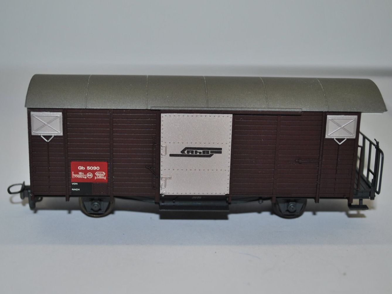 Bemo Modelleisenbahnen: Bemo Güterwagen RhB (MMT119) – Gebraucht aus Aarwangen von Bahnsupport