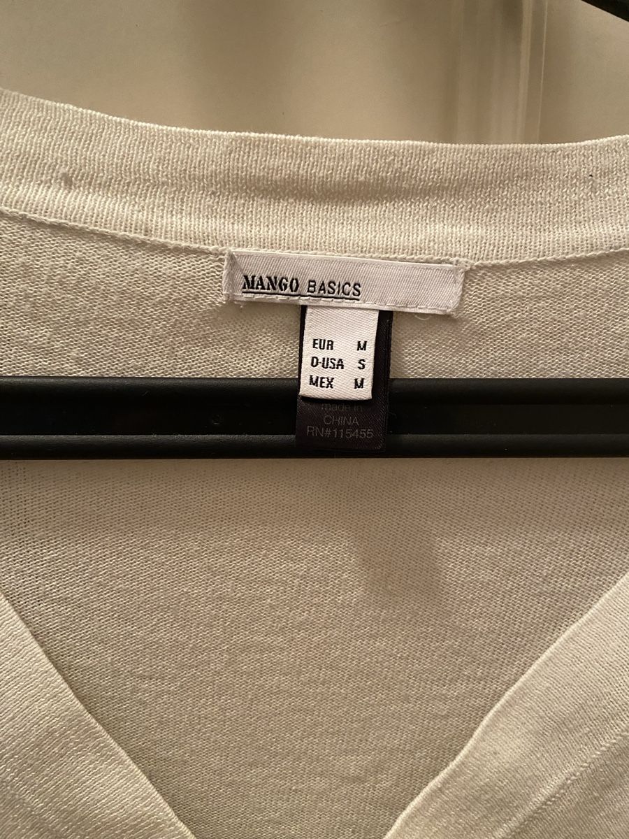 T-shirt: Pull Mango Basics rayé, taille M – Usato da Lausanne venduto da Pascal9999 1