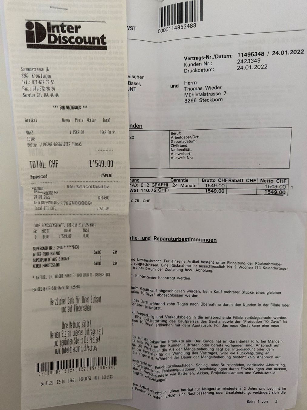 Apple Telefoni cellulari / Smartphones: iPhone 13 Pro Max, 512 GB – Usato da Steckborn venduto da Wiedi62 3