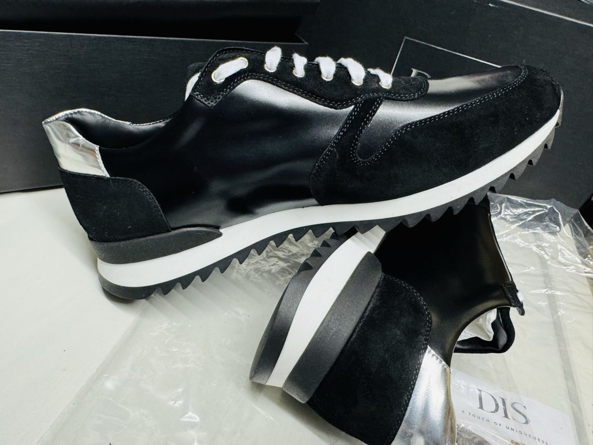 Herrenschuhe: Baskets DIS noires pointure 45 cuir neuves – Neu und originalverpackt aus Brügg BE von Goob 6