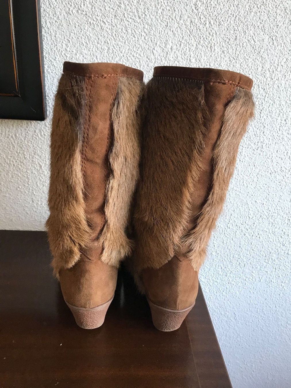 Scarpe da donna: Pelz/ Leder Stiefel – Usato da Bäch SZ venduto da ruslena29 2