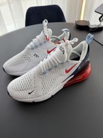 Nike Air Max 270 Weiss Rot Gr. 45 Sommerliche Sneaker NEU