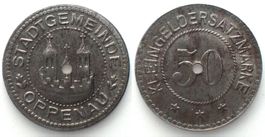 OPPENAU (Baden) 50 Pfennig o.J. Eisen