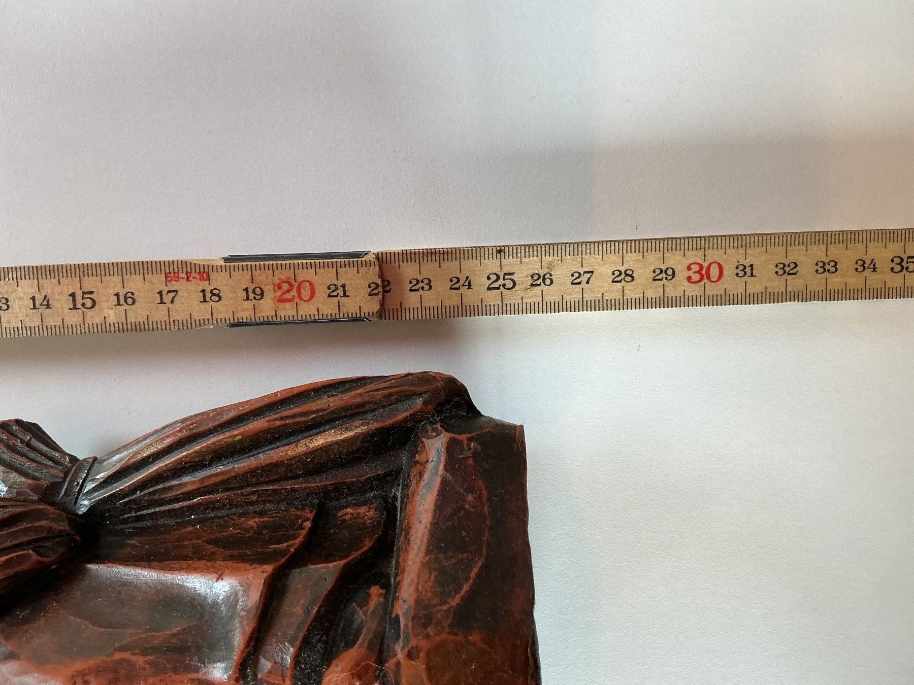 Statuette: Alte Wachsfigur Bäuerin/Magd – Usato da Triesen venduto da boston7 1