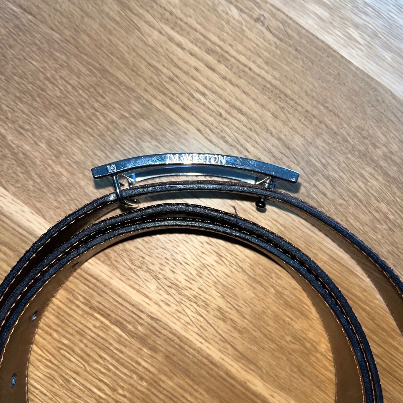 Cinture: Ceinture J.M. Weston réversible – Usato da Givrins venduto da Nicolux01 3