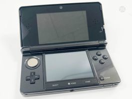 Nintendo 3DS Konsole Schwarz Grau OHNE Zubehör Ersatzkonsole