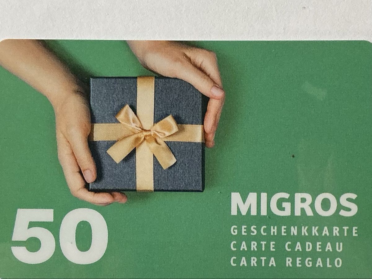 Cartoline: Migros Geschenkkarte, ohne Guthaben – Usato da Allschwil venduto da gewuerznelke