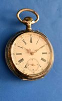 TASCHENUHR SILBER FRINGEHALT 0.800 ZIFFERBLATT WEISS 1890