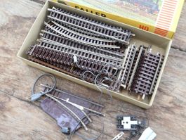 WESA ca. 30 x Schienen / Zubehör Set - Modellbahn Schweiz