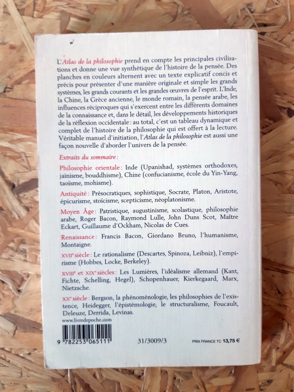 Libri: Manuel de philo générale "Atlas de la philosophie" – Usato da Ecublens VD venduto da TWISTO 1