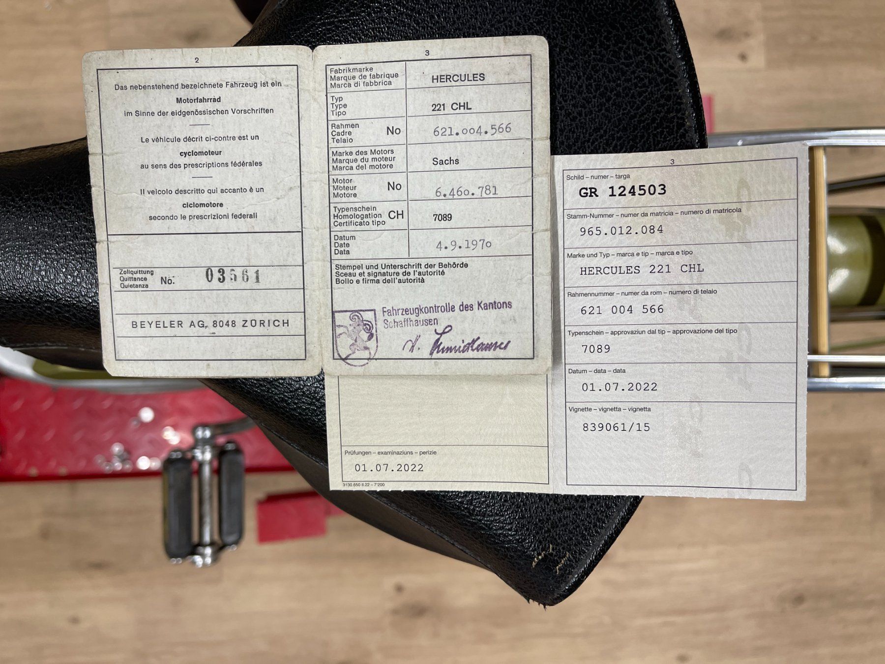 Sachs Ciclomotori: Sachs 503 Hercules – Usato da Cazis venduto da inf_b6m9 4