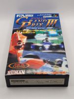 Human Grand Prix III OVP SNES Super Famicom Japan