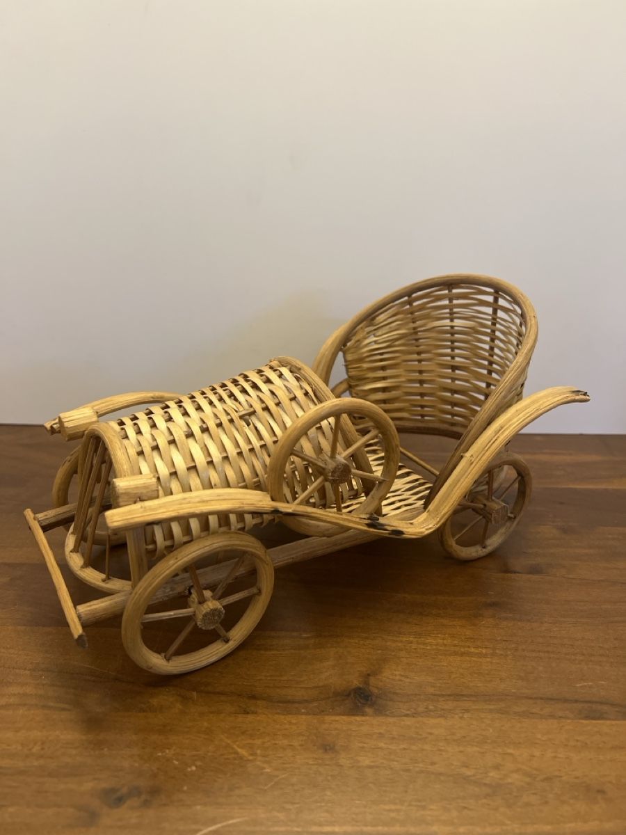 Tutte le decorazioni: Rares Deko Rattan Auto, Vintage – Usato da Altdorf UR venduto da JanAil