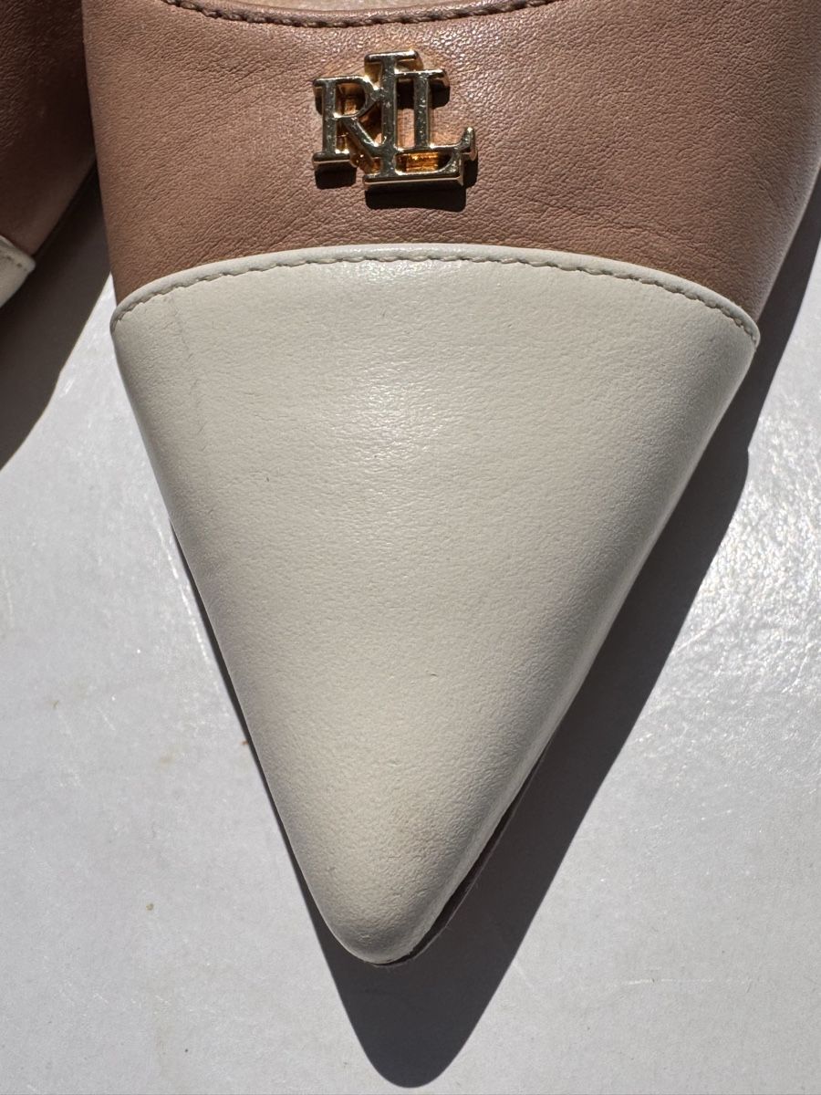 Ralph Lauren Scarpe da donna: Lanette Leather Toe-Cap Pump – Nuovo (secondo la descrizione) da Hergiswil venduto da jam_lfc5 5