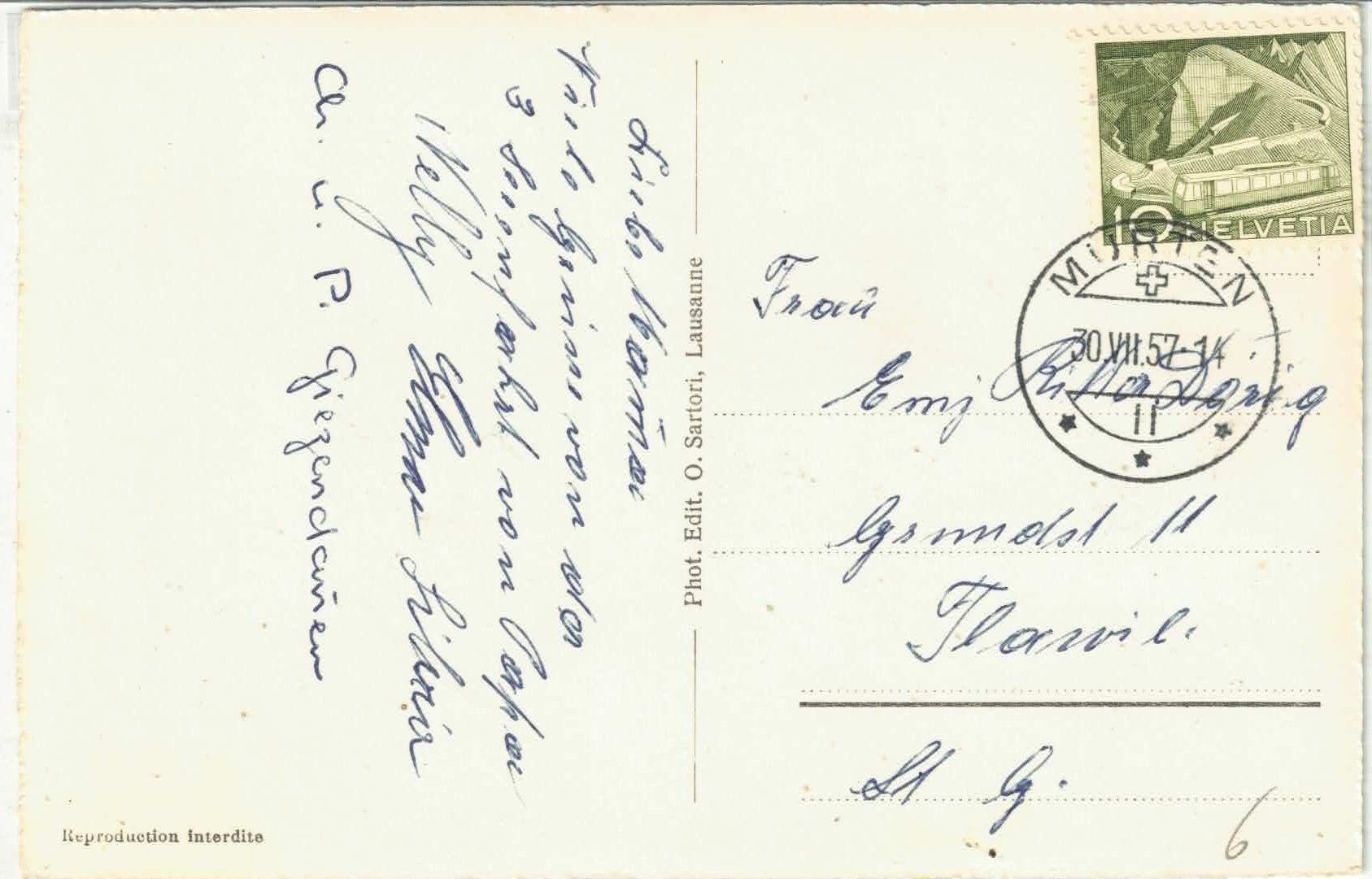 Cartoline postali: Murten Morat - Stadttor - animee – Usato da Ettingen venduto da Kartenplanet 1