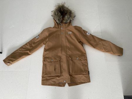 Jack Wolfskin Winter Jacke Gr. 152 Top Zustand Braun