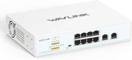 Gigabit PoE+ Switch 10-Port 8x PoE 120W unmanaged