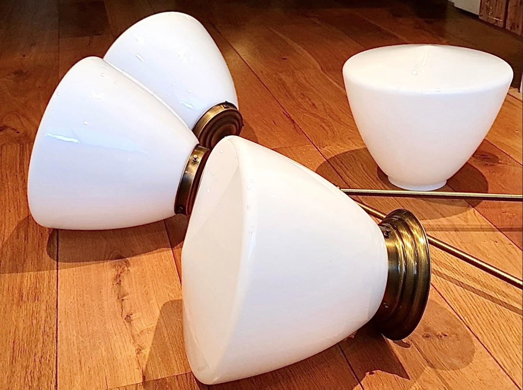 Lampadari & plafoniere: wunderschöne Lampenset mit Opalinglas – Usato da Biel/Bienne venduto da Jomazi 5