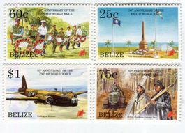 Briefmarken "2 Weltkrieg". Belize