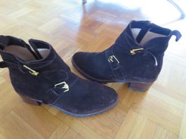 Damen Wildleder-Stiefeletten /Gr. 36