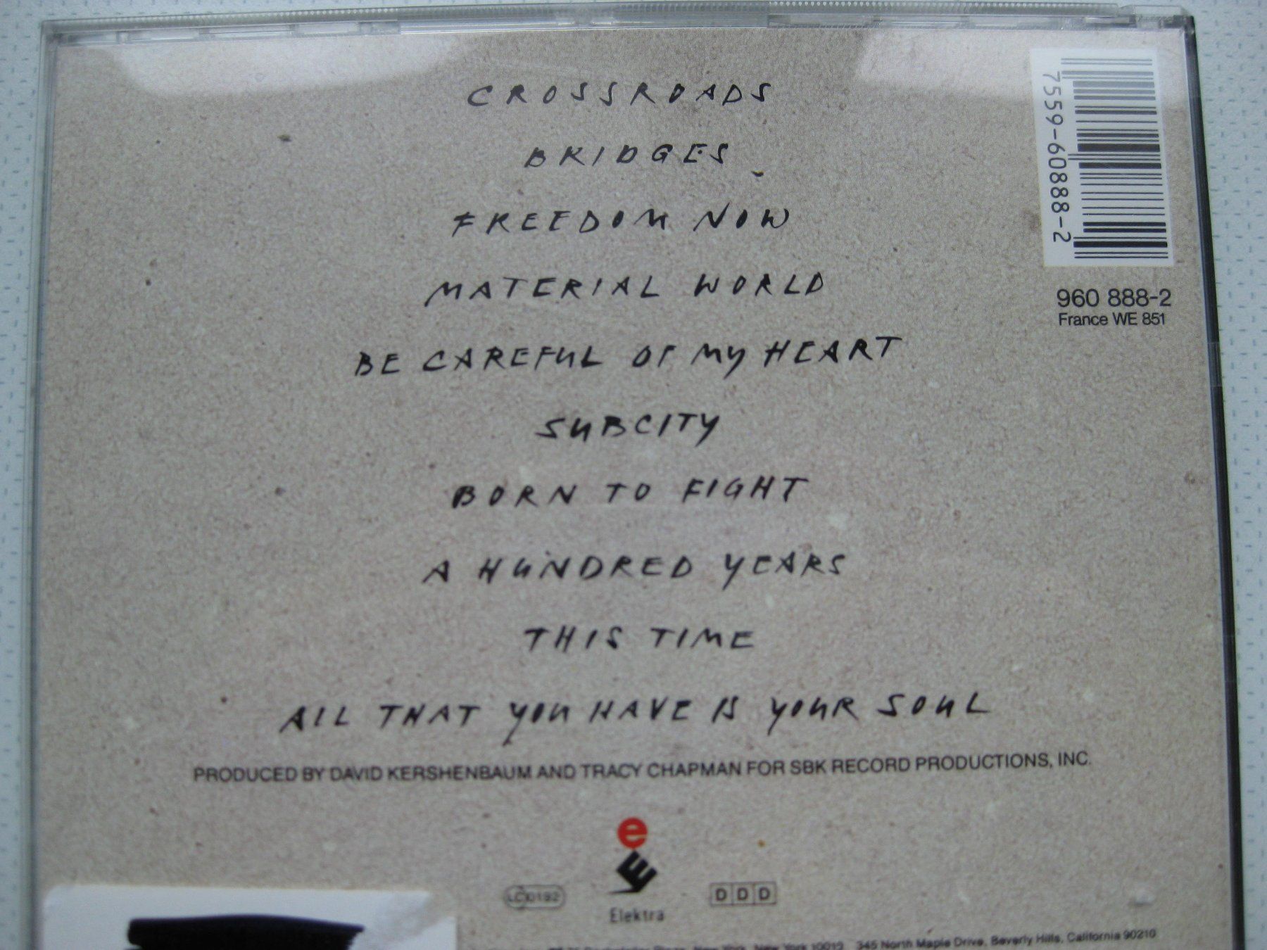 CD: Tracy Chapman - Crossroads – Usato da Wettingen venduto da Licht08 1