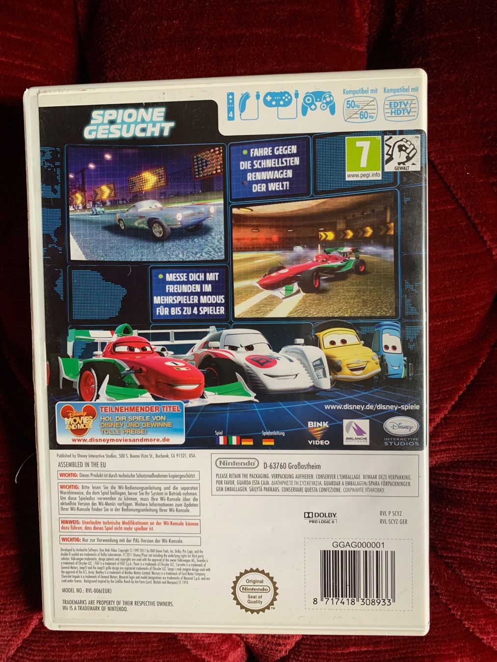 Nintendo Spiele: WII NINTENDO CARS – Gebraucht aus Interlaken von Bona55 1