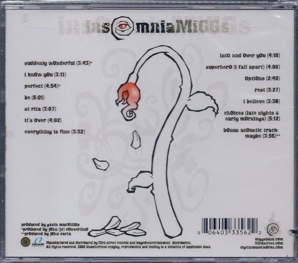 CDs: CD Miggs - Insomia (2005) – Gebraucht aus Möriken AG von mineralia 1