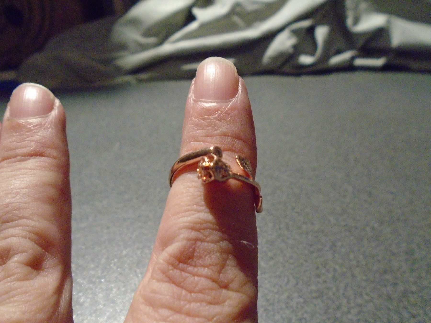 Anelli: Ring rosegoldfarbig, Blume – Nuovo e nell'imballaggio originale da Zürich venduto da abraxas1291
