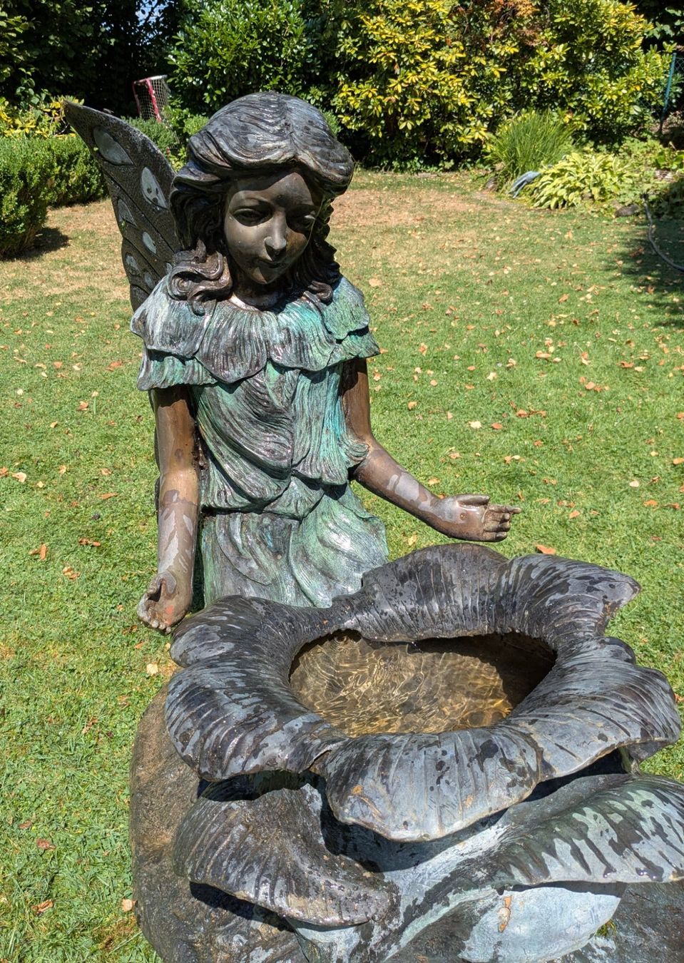 Stagni & Fontane ornamentali: Bronze Brunnen Engel Figur – Usato da Giffers venduto da agu25 2