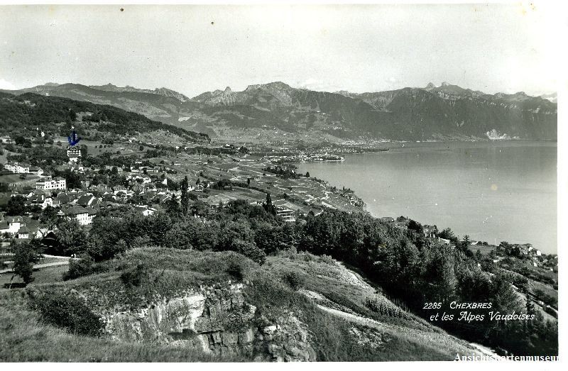 Cartoline postali: Chexbres + 1940 Pro Patria Marke – Usato da Emmenbrücke venduto da teestube
